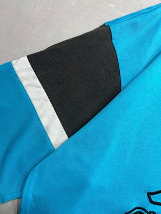 Camiseta Adidas Azul y Negra Talla l