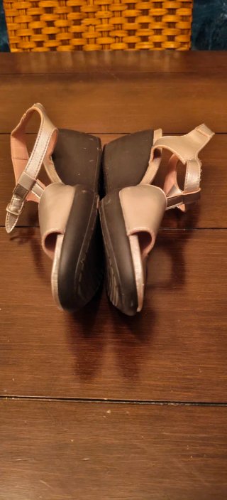 Sandalias plateadas talla 41