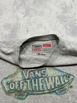 Camiseta Vans Gris Logo