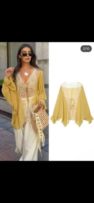 Blusa Zara encaje XS-S y M/L viral