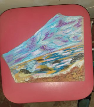 Cuadro Dibujo Pintura Acuarela Paisaje