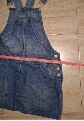 T40, Miss JNY Originals, falda peto tejana