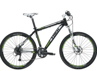 Bicicleta Trek Roja y Negra modelo trek 4500series
