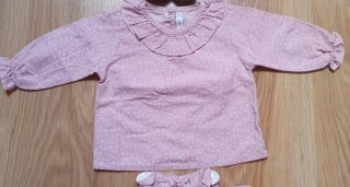Conjunto niña 3 meses rosa