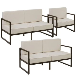 Set da giardino Comosa per 5 persone,imbottitura XXL