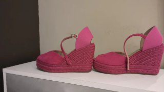 Cuñas Esparto Azarey Rosa Talla 40