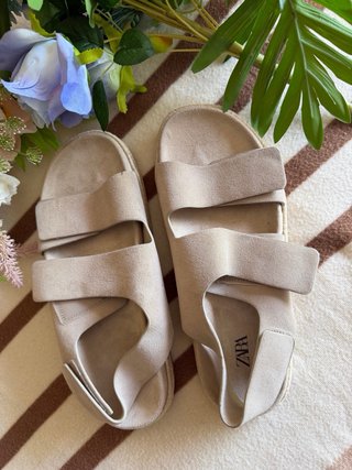 Sandalias ZARA Beige Verano Hombre