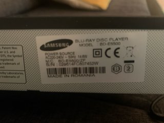 Reproductor Blu-ray 3D Samsung Full HD USB