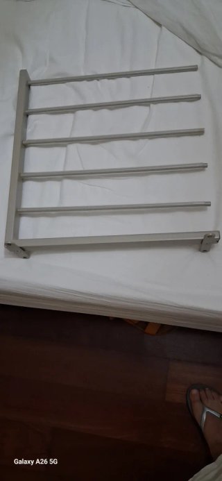 Appendiabiti per pantaloni in metallo grigio Ikea
