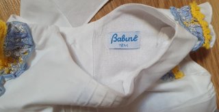 Vestido y braguita niña 18 meses