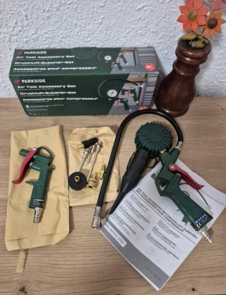 Set Accesorios Compresor Parkside