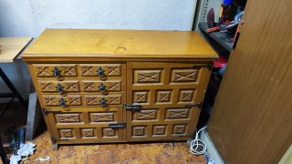 Mueble Singer madera con cajones