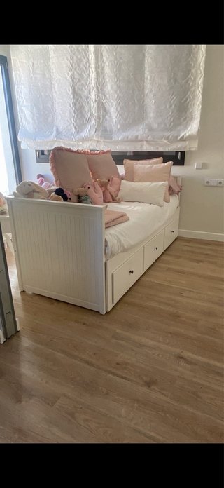 Cama Diván Ikea Hemnes Blanca lacado