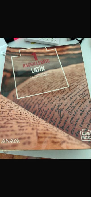Latín, 1 Bachillerato