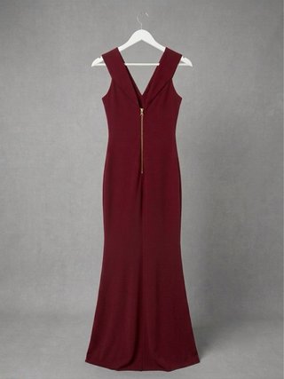 Vestido Pura Vida Burdeos Fiesta Talla XS