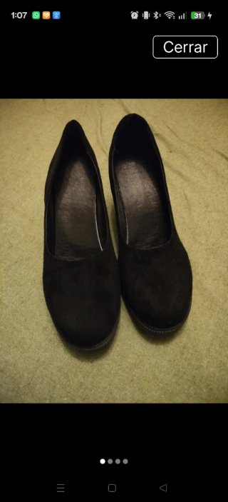 Zapatos de plataforma negros talla 43