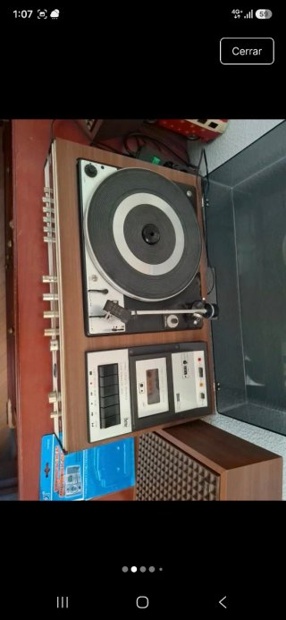 Tocadiscos BetorEF-360 Marrón