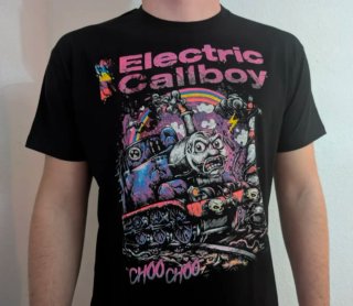 CAMISETA NEGRA - ELECTRIC CALLBOY - TALLA XL y más