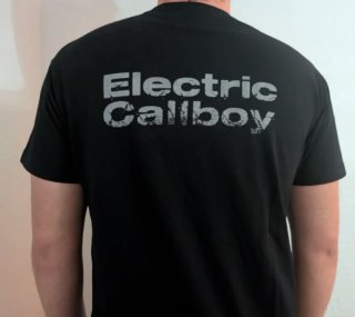 CAMISETA NEGRA - ELECTRIC CALLBOY - TALLA XL y más