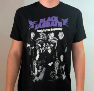 CAMISETA NEGRA - BLACK SABBATH /  BACK - XL y más