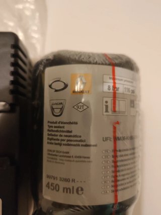 Kit antipinchazos Dacia Renault nuevo