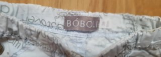 Pantalón corto bebé 3 meses mapa