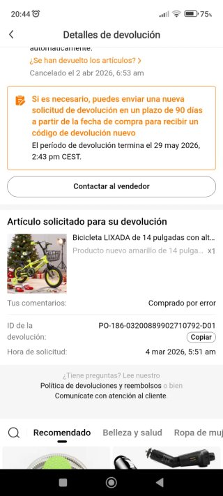 Bicicleta infantile 14 nuova