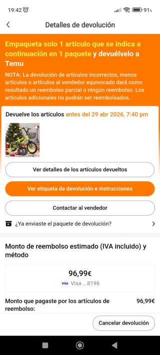 Bicicleta infantile 14 nuova