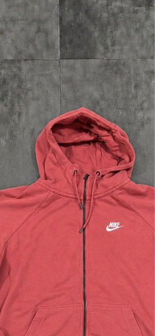 Chaqueta Nike Roja con Cremallera