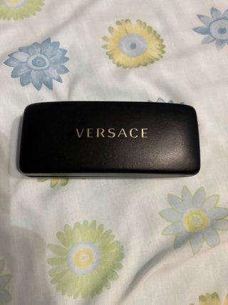 Gafas de sol Versace originales negras y doradas