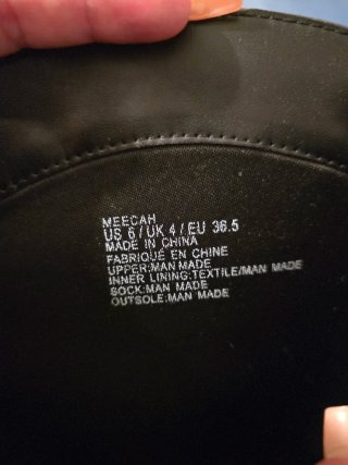 Botas de cuero negras estilo texanas – Talle 36