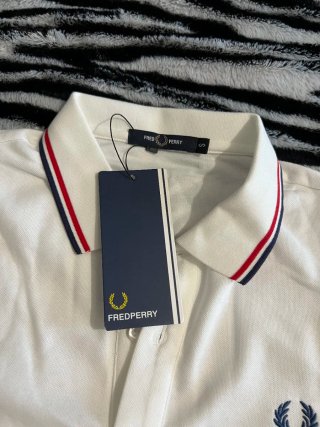 Polo Fred Perry Branco