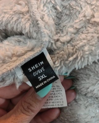 Chaleco de pelito gris