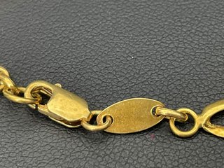cadena oro 18k 27cm