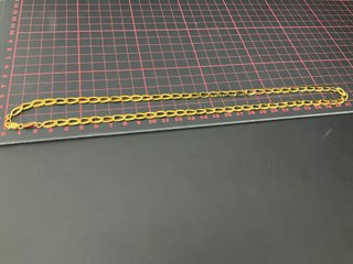 cadena oro 18k 27cm