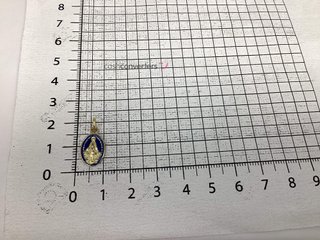 medalla oro 18k