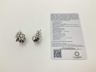 pendientes oro 18k con piedra