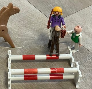 Hípica Salto Obstáculos Playmobil