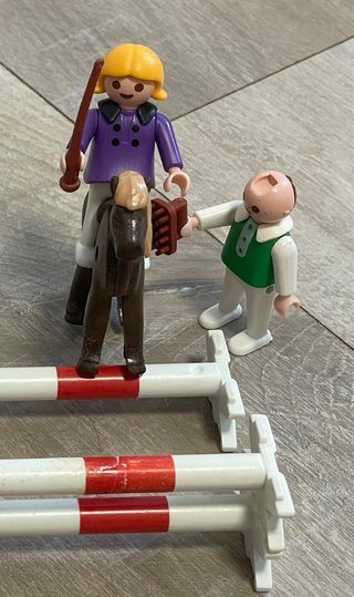 Hípica Salto Obstáculos Playmobil