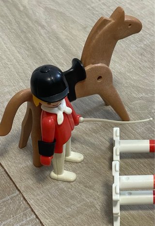 Hípica Salto Obstáculos Playmobil