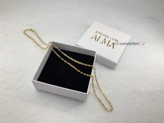 cadena oro 18k 28cm