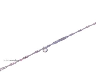 esclava plata 925mm con piedra con circonita