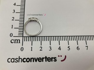 anillo oro 18k con piedra con diamante t. 10 (15,92 mm)