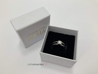 anillo oro 18k con piedra