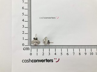 pendientes oro 18k con piedra con diamante