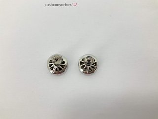 pendientes oro 18k con piedra con diamante