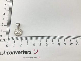 colgante oro 18k con piedra