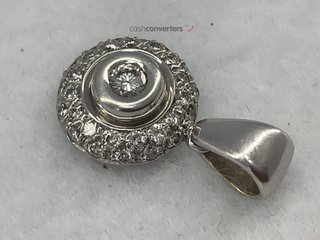 colgante oro 18k con piedra