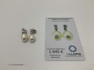 pendientes oro 18k con piedra