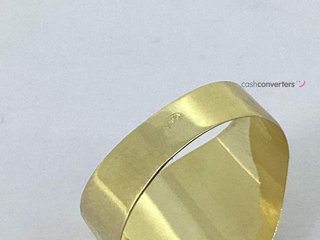 sello oro 18k con piedra con circonita